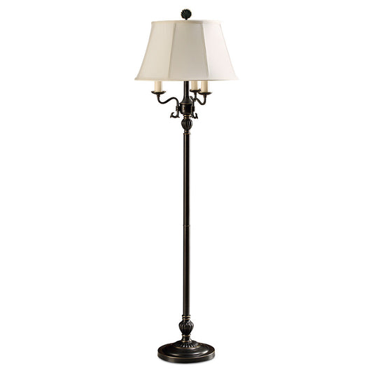 Lite Master Winslow Floor Lamp in Oil Rubbed Bronze on Solid Brass F7343RZ-SL