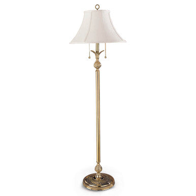 Lite Master Preston Floor Lamp in Polished Solid Brass F7322PB-SL