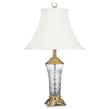 Lite Master Louisa Table Lamp in Polished Solid Brass with Crystal T4939PB-SL