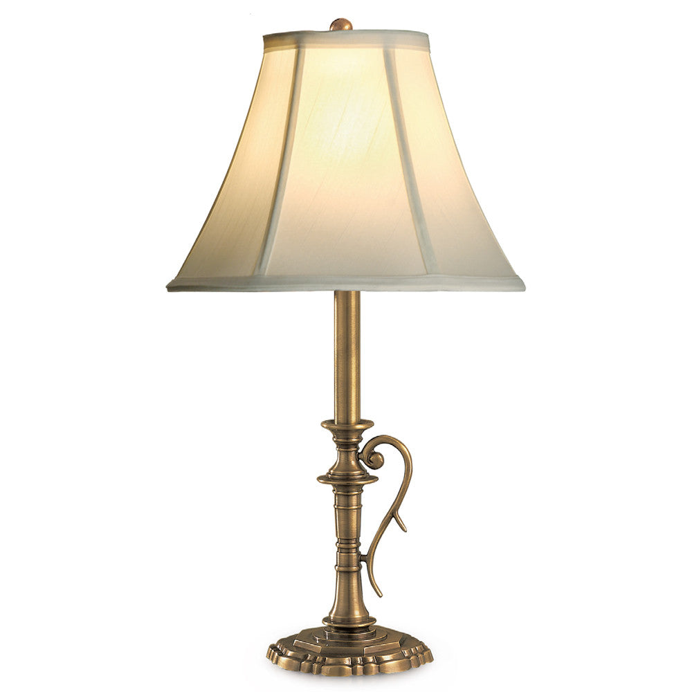 Lite Master Audrey Table Lamp in Antique Solid Brass T6408AB-SL