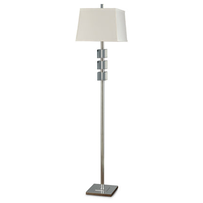 Lite Master Arlen Floor Lamp in Chrome on Solid Brass F5048CR-SL