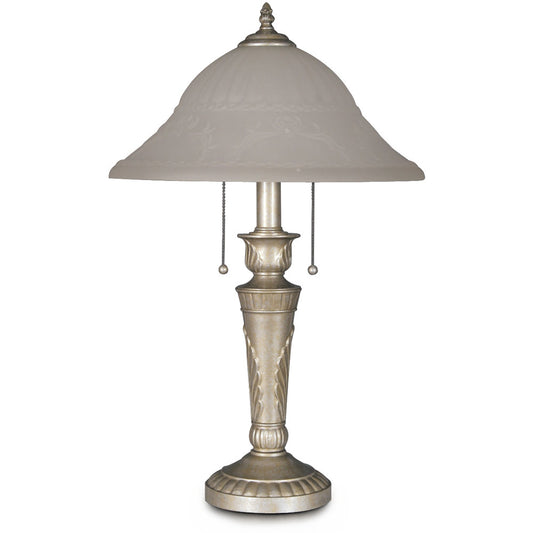 Lite Master Chatsworth Table Lamp in Pewter Gold Finish T704PG-261