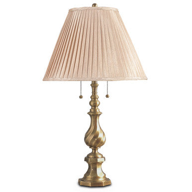 Lite Master Surrey Table Lamp in Antique Solid Brass T2105AB-SR