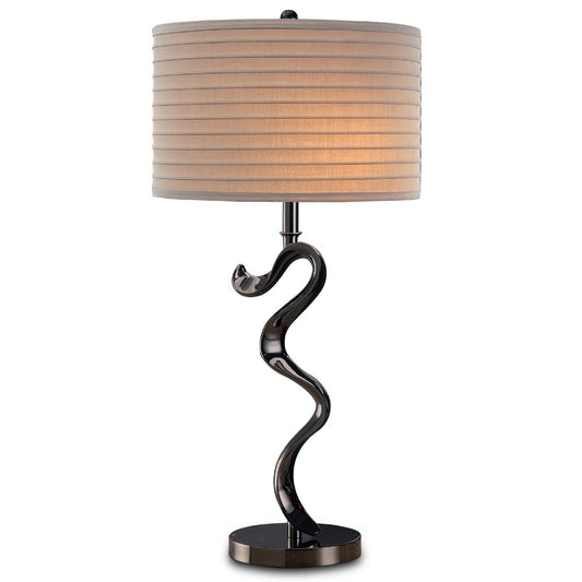 Lite Master Monterey Table Lamp in Black Nickel on Solid Brass Finish T1883BN-SR