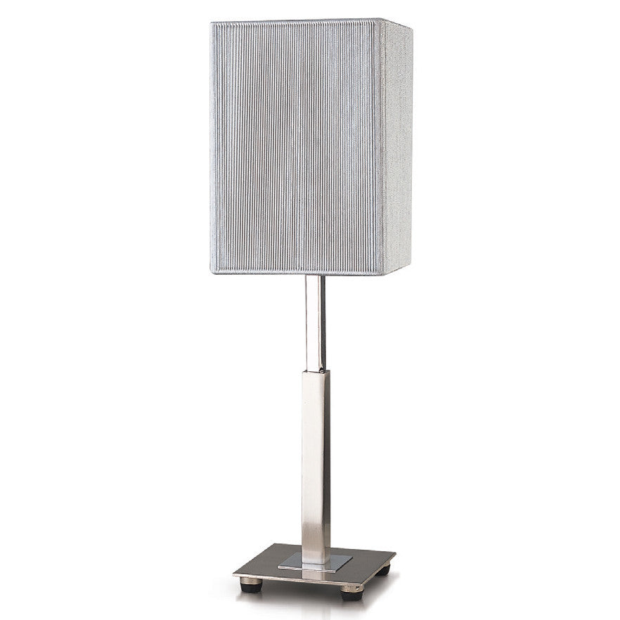 Lite Master Bryce Table or Desk Lamp in Nickel Finish T1476NK-ST