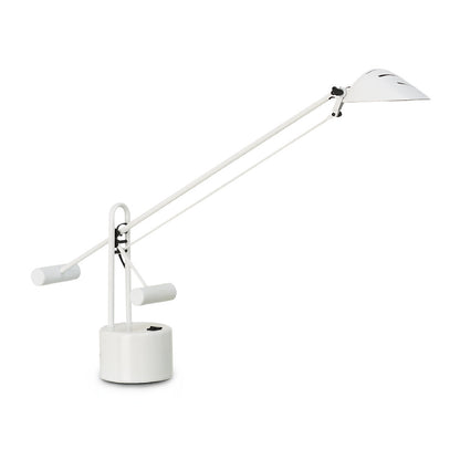 Lite Master Remy Table or Desk Lamp in White Finish T1262WT