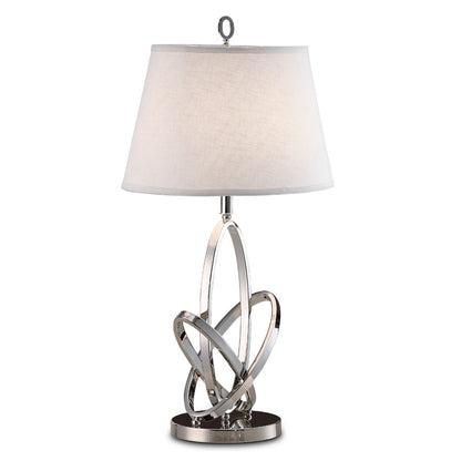 Lite Master Astra Table Lamp in Polished Nickel Finish T1873PN-SL