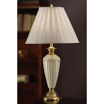 Lite Master Aloise Table Lamp in Polished Solid Brass T5233PB-SR