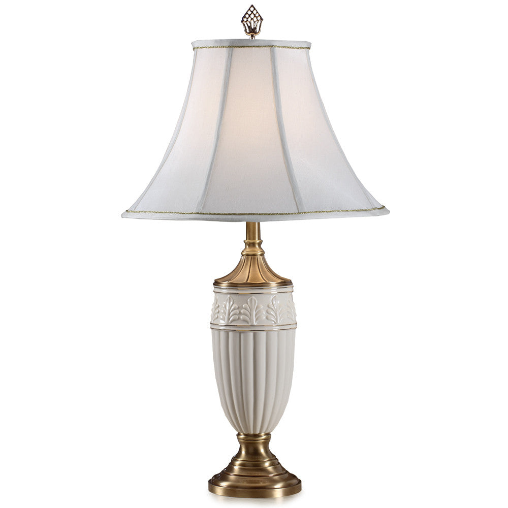 Lite Master Melanie Table Lamp in Antique Solid Brass T5244AB-SL