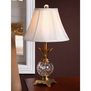 Lite Master Edmonton Table Lamp in Antique Solid Brass with Crystal T4925AB-SL