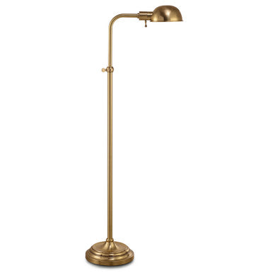 Lite Master Spencer Floor Lamp in Polished Solid Brass Finish F5610PB