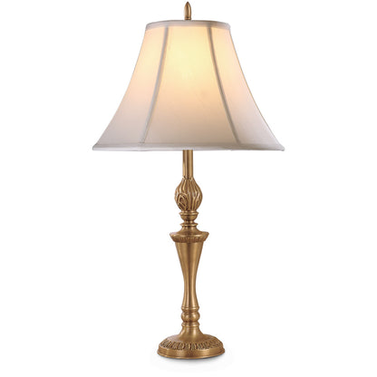 Lite Master Hillcrest Table Lamp Antique Solid Brass T6546AB-SL