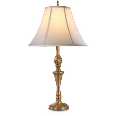 Lite Master Hillcrest Table Lamp Antique Solid Brass T6546AB-SL