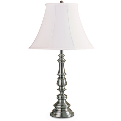 Lite Master Marsden Table Lamp in Antique Nickel on Solid Brass T2002AN-SL