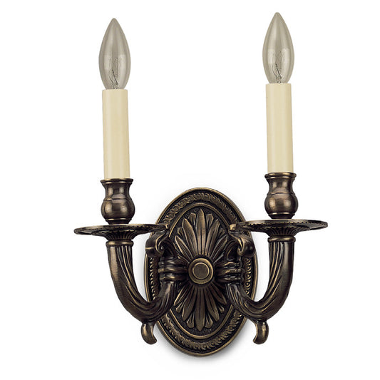 Lite Master Alexandria Wall Sconce in Dark Solid Brass W3912DB