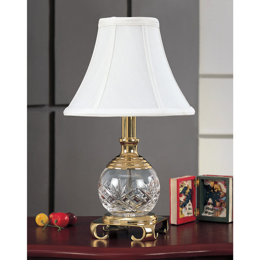 Lite Master Amelia Table Lamp in Polished Solid Brass and Crystal TC602PB-SL