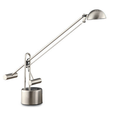 Lite Master Parker Table or Desk Lamp in Satin Nickel Finish T1263NK