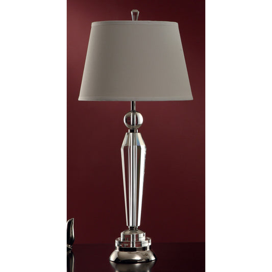 Lite Master Soho Lamp Chrome Finish with Crystal T4837CR-SL