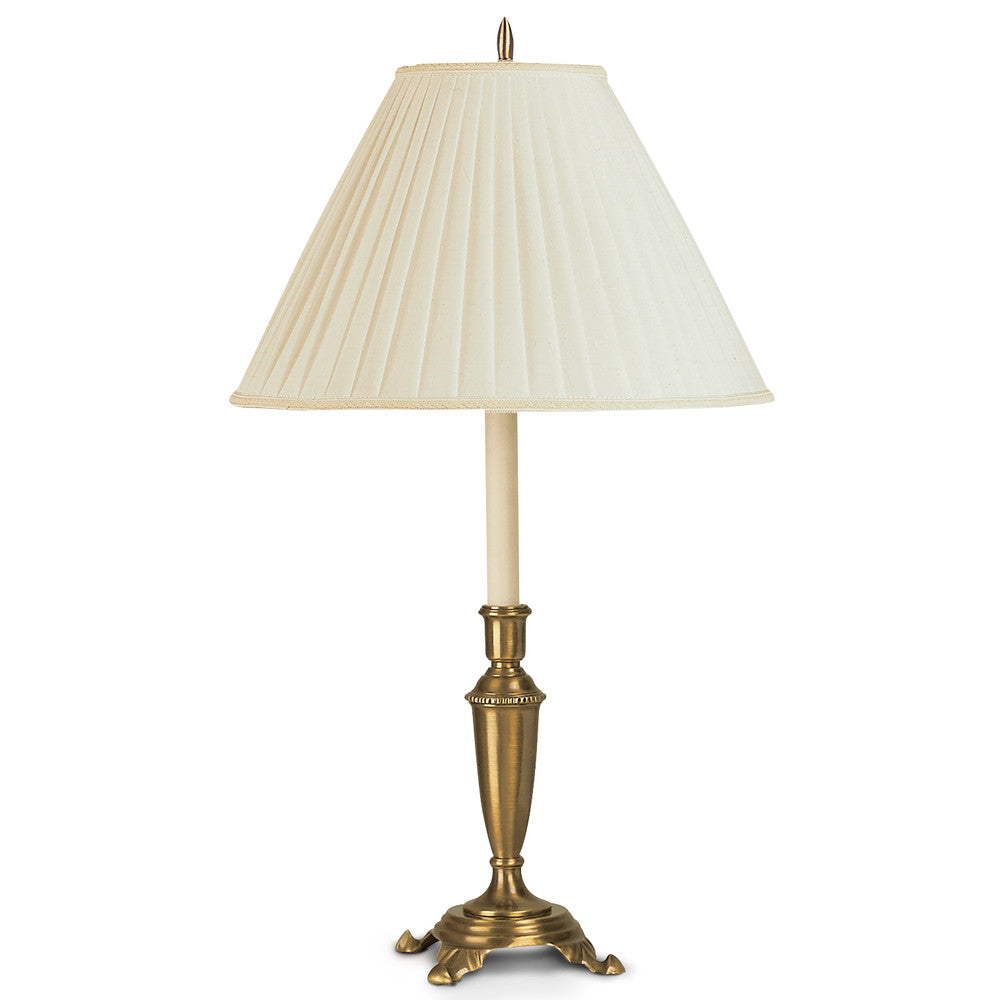 Lite Master Lila Table Lamp in Antique Solid Brass T6403AB-SR