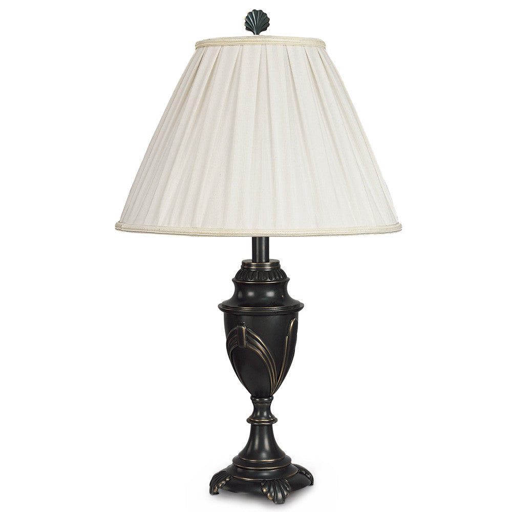 Lite Master Cassandra Table Lamp in Oil Rubbed Bronze on Solid Brass T6437RZ-SR