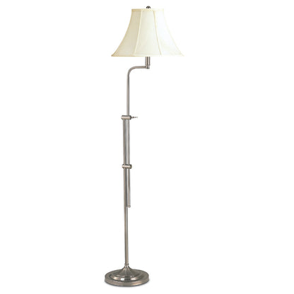 Lite Master Camille Adjustable Floor Lamp Antique Nickel on Solid Brass F5624AN-SL