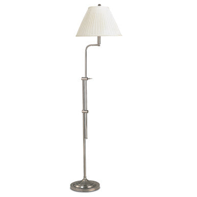 Lite Master Camille Adjustable Floor Lamp Antique Nickel on Solid Brass F5624AN-SR