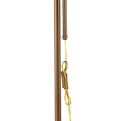 Lite Master Charlton Floor Lamp in Antique Nickel on Solid Brass Finish F5613AN