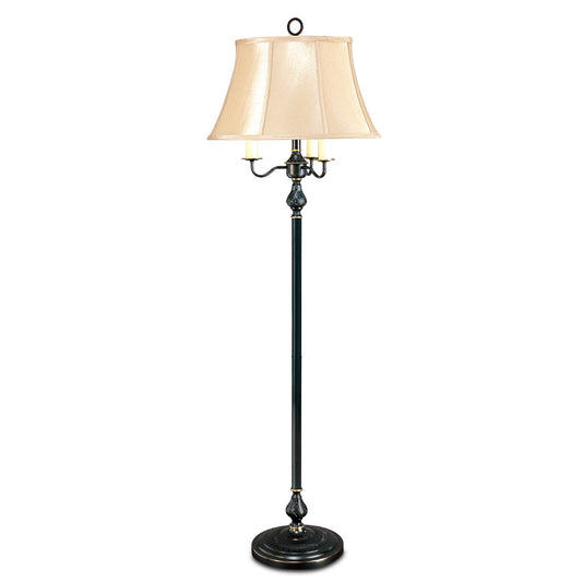 Lite Master Hampshire Floor Lamp in Oil Rubbed Bronze on Solid Brass F7323RZ-SL