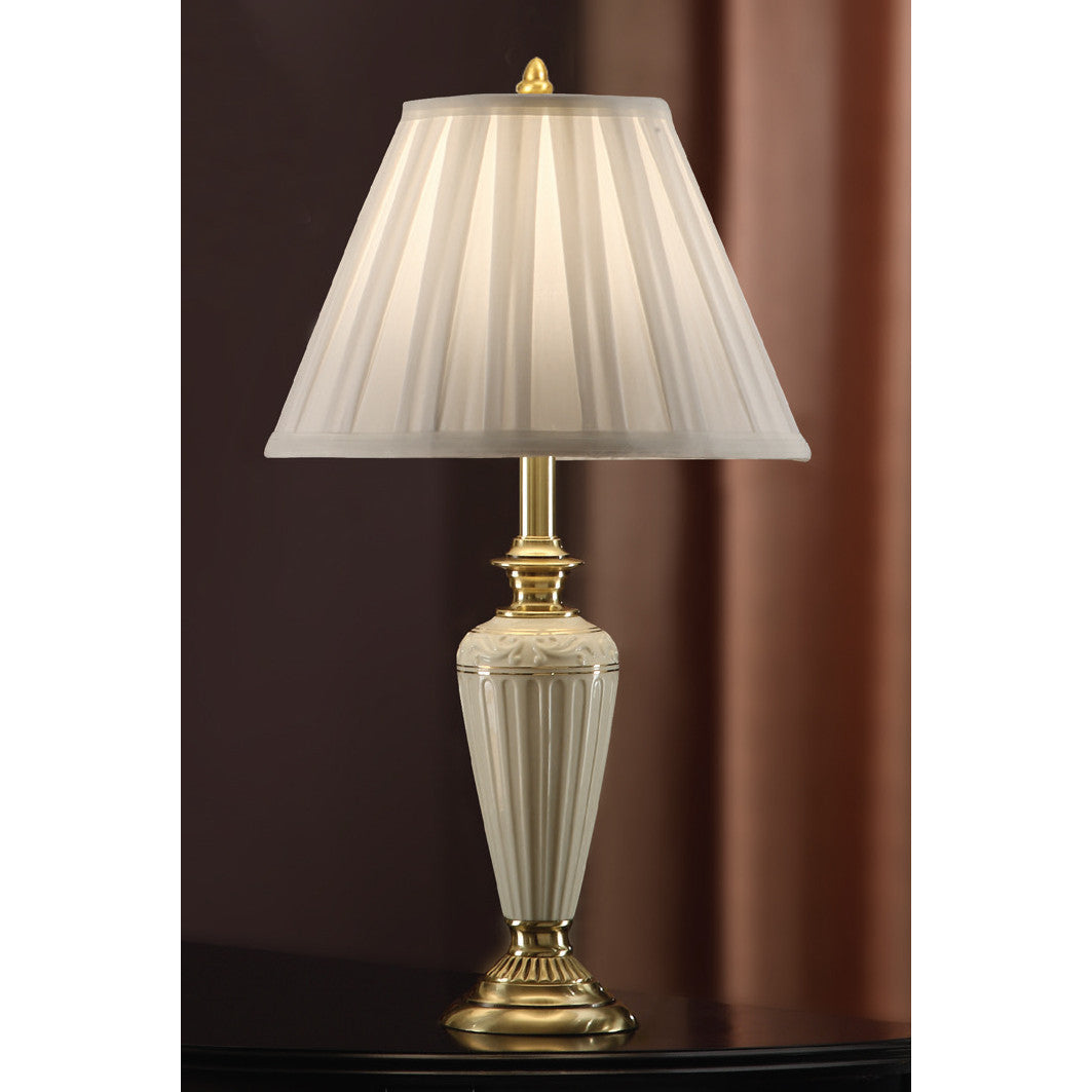 Lite Master Aloise Table Lamp in Antique Solid Brass T5232AB-SR