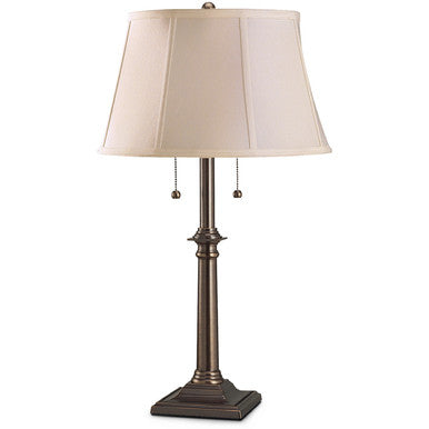 Lite Master Wellington Table Lamp Dark Solid Brass T2501DB-SL