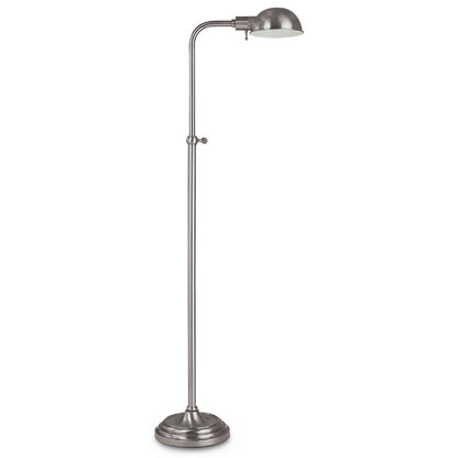 Lite Master Spencer Floor Lamp in Nickel on Solid Brass Finish F5610NK