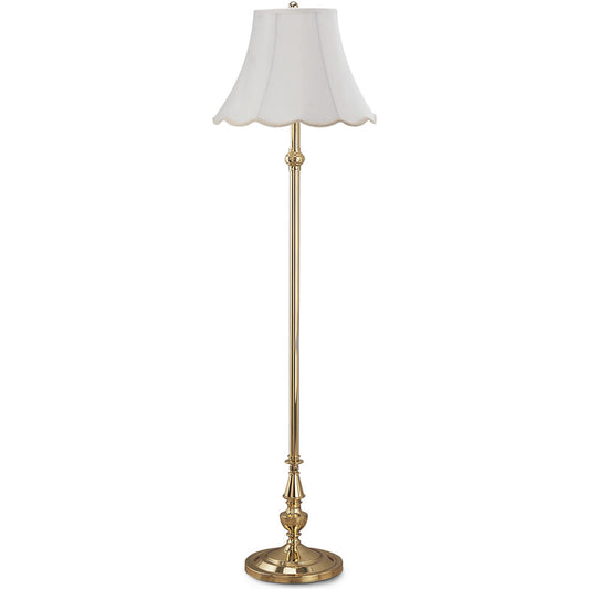 Lite Master Conway Floor Lamp in Polished Solid Brass F7351PB-SR