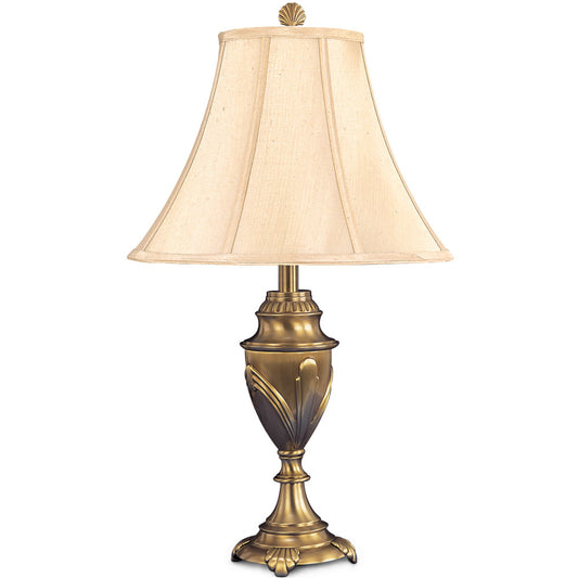 Lite Master Cassandra Table Lamp in Antique Solid Brass T6437AB-SL