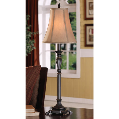 Lite Master Brianna Table Lamp in Oil Rubbed Bronze on Solid Brass T6053RZ-SL