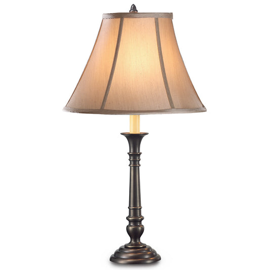 Lite Master Cambridge Table Lamp in Oil Rubbed Bronze on Solid Brass T6118RZ-SL