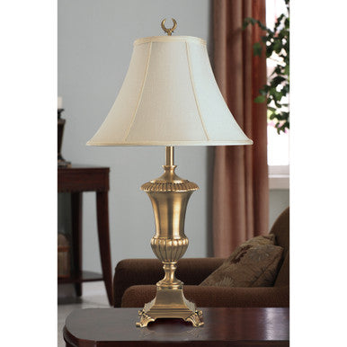 Lite Master Bromley Table Lamp in Antique Solid Brass T6916AB-SL