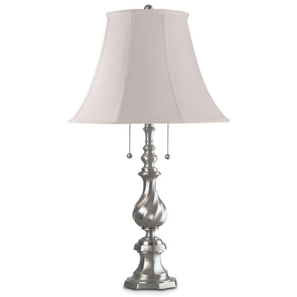 Lite Master Surrey Table Lamp in Nickel on Solid Brass T2105NK-SL