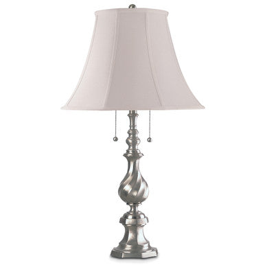 Lite Master Surrey Table Lamp in Nickel on Solid Brass T2105NK-SL