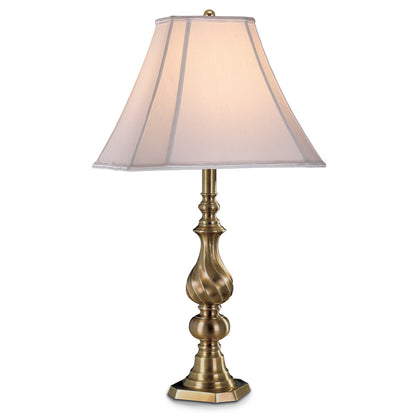 Lite Master Lisburn Table Lamp in Antique Solid Brass T6045AB-SR