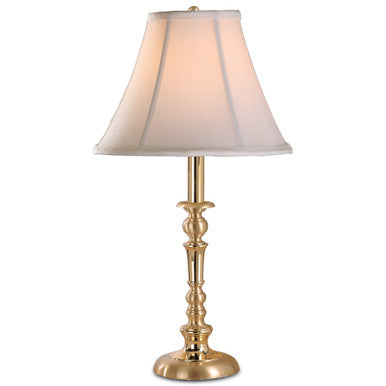 Lite Master Brockton Table Lamp in Satin and Polished Solid Brass T6187SN-SL