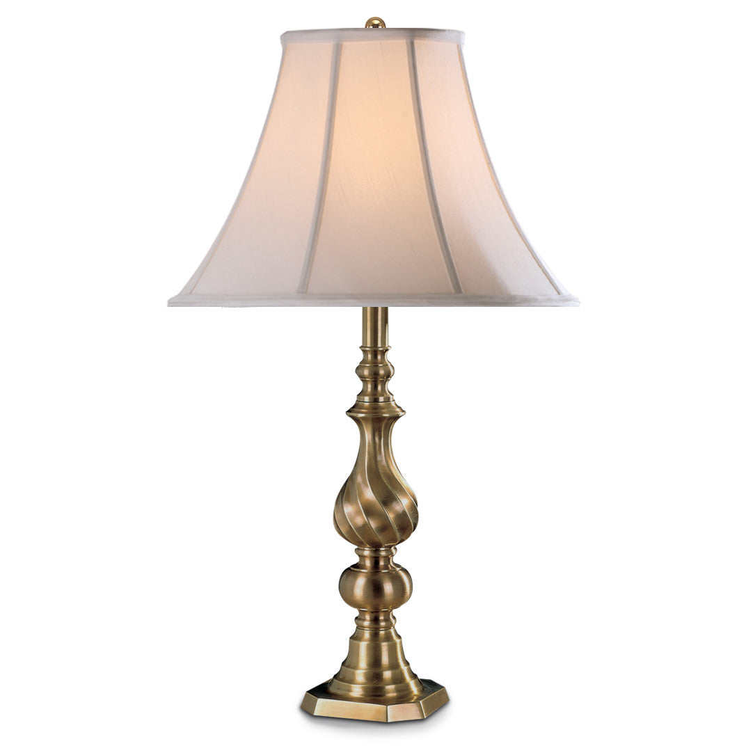 Lite Master Lisburn Table Lamp in Antique Solid Brass T6045AB-SL