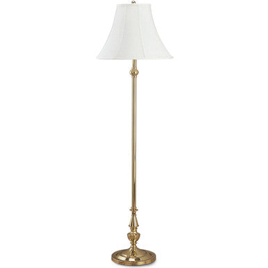 Lite Master Conway Floor Lamp in Polished Solid Brass F7351PB-SL