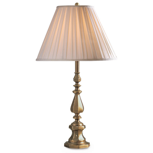 Lite Master Charlemont Table Lamp in Antique Solid Brass Finish T2000AB-SR