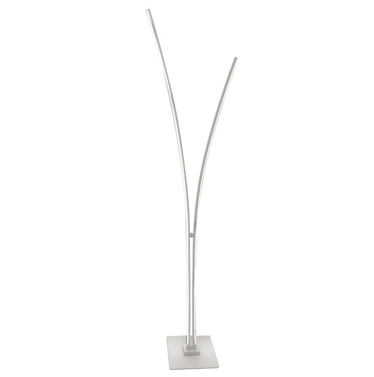 Dainolite 34W Floor Lamp, Matte White w/ White Acrylic Diffuser VIN-6536LEDF-MW