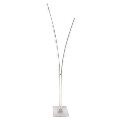 Dainolite 34W Floor Lamp, Matte White w/ White Acrylic Diffuser VIN-6536LEDF-MW