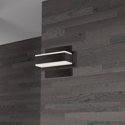 Dainolite 1 Light LED Wall Vanity, Matte Black Finish VLD-215-1W-MB