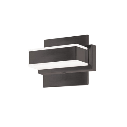 Dainolite 1 Light LED Wall Vanity, Matte Black Finish VLD-215-1W-MB