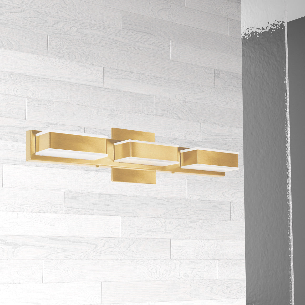 Dainolite 3 Light LED Wall Vanity Gold Finish VLD-215-3W-GLD