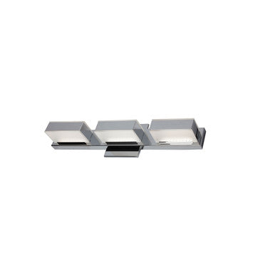 Dainolite 3 Light LED Wall Vanity, Polished Chrome Finish VLD-215-3W-PC