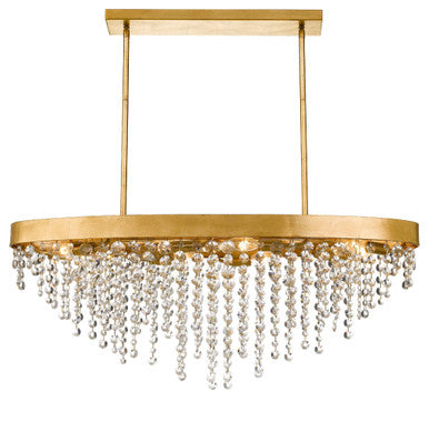 Crystorama Winham 8 Light Antique Gold Crystal Chandelier WIN-619-GA-CL-MWP